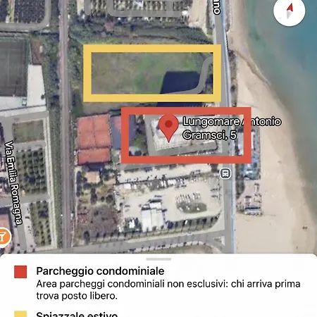 Bilocale Fronte Mare Con Parcheggio & Διαμέρισμα